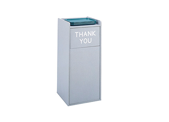Safco Wood Food Court Receptacle